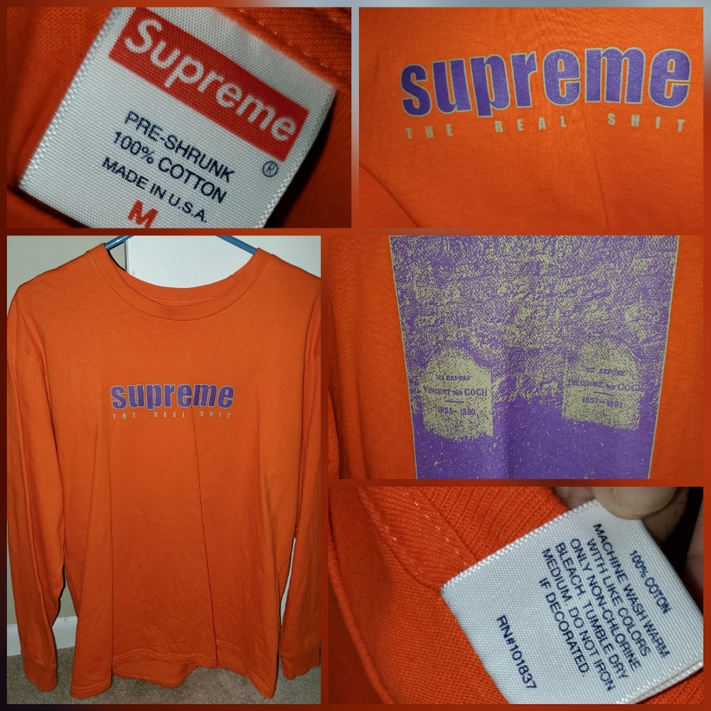 SUPREME - The Real Sh*t Long Sleeve Tee